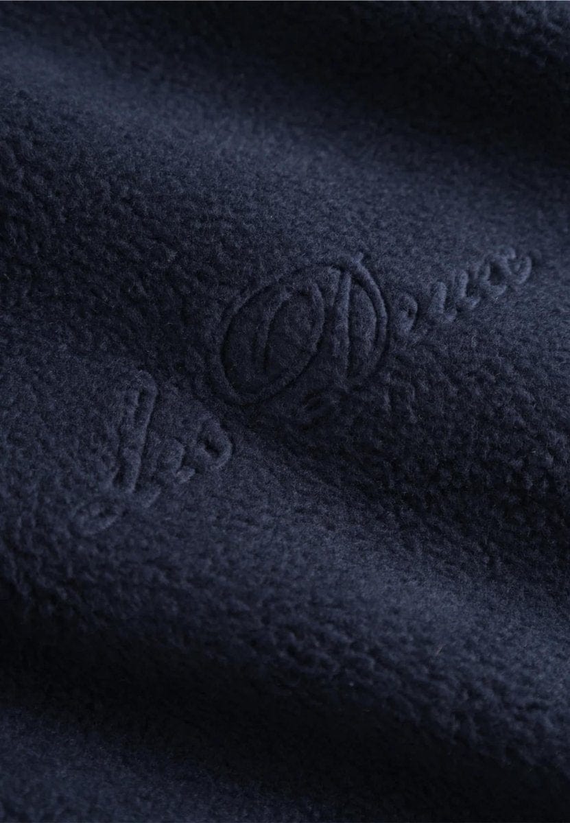 Les Deux Duke fleece halfzip sweatshirt - Mandy