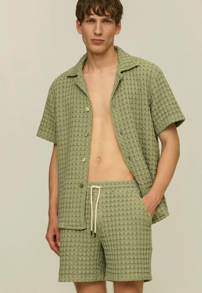 OAS Dusty Green Porto Shorts - Mandy