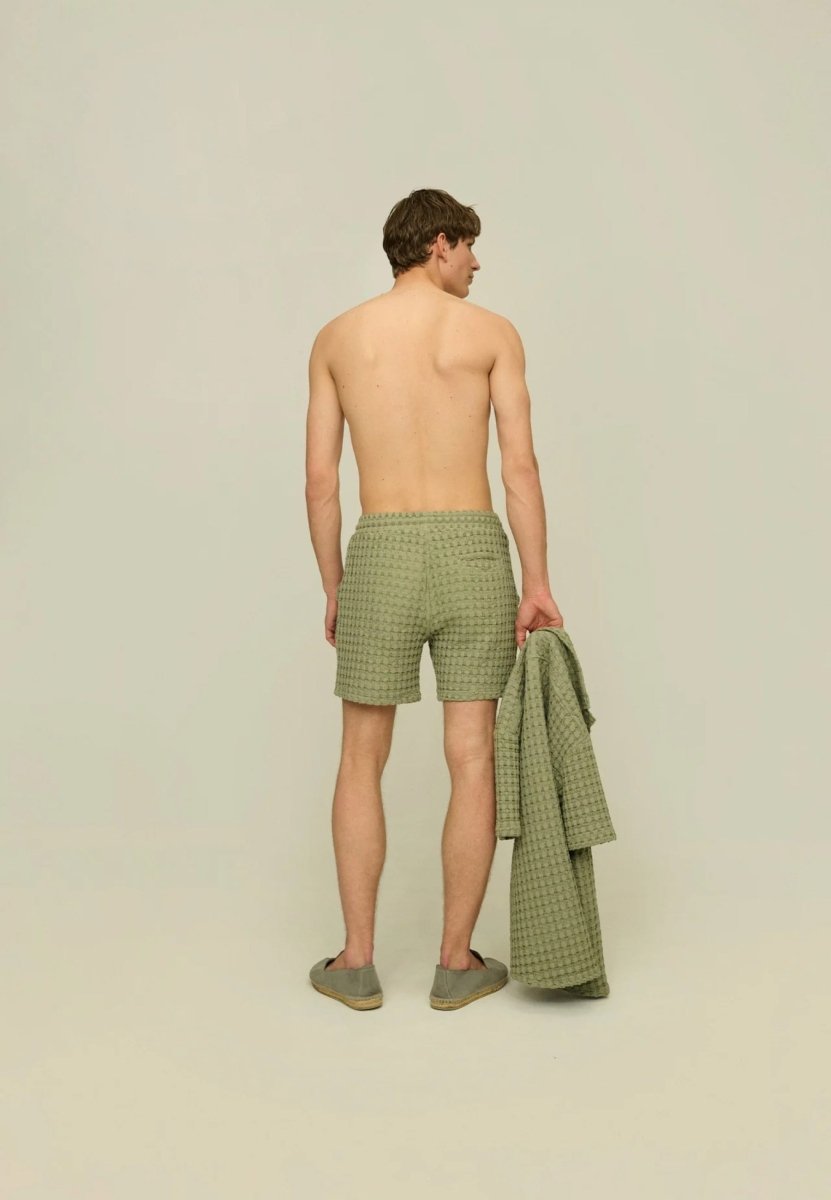 OAS Dusty Green Porto Shorts - Mandy