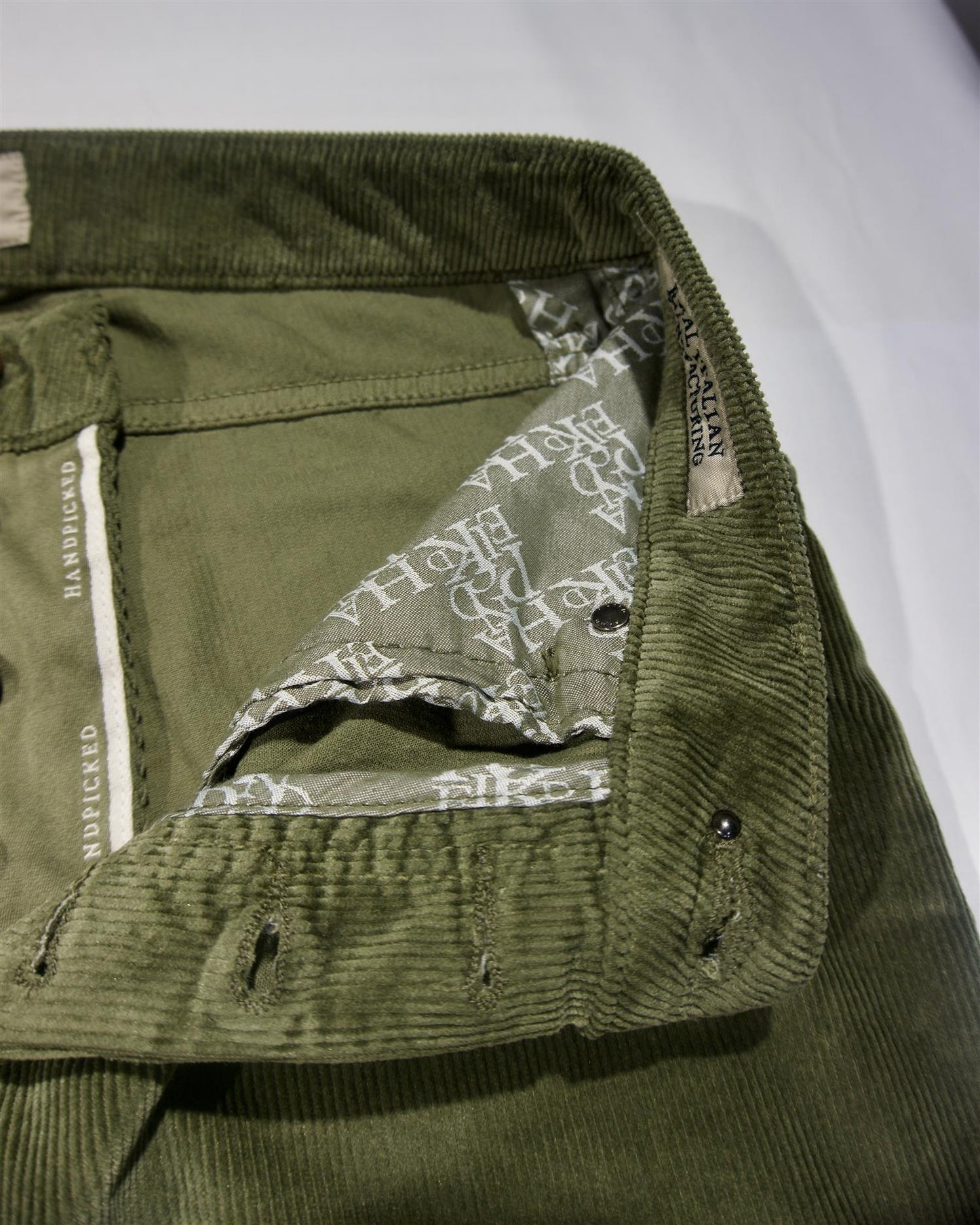 Ravello 5-pocket Kordbukser - Verde Bossco