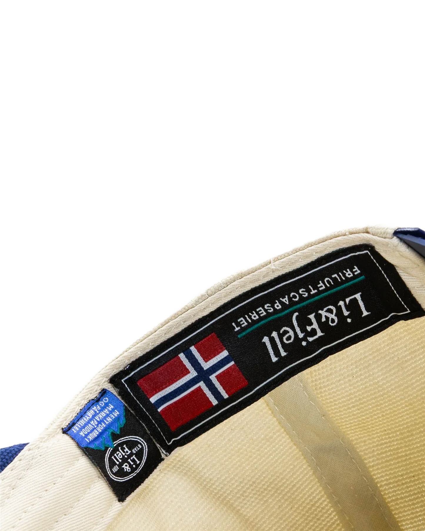 Lofoten Rekreasjon Caps – Kremhvit/Blå