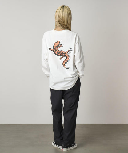 Gecko L/S Tee White