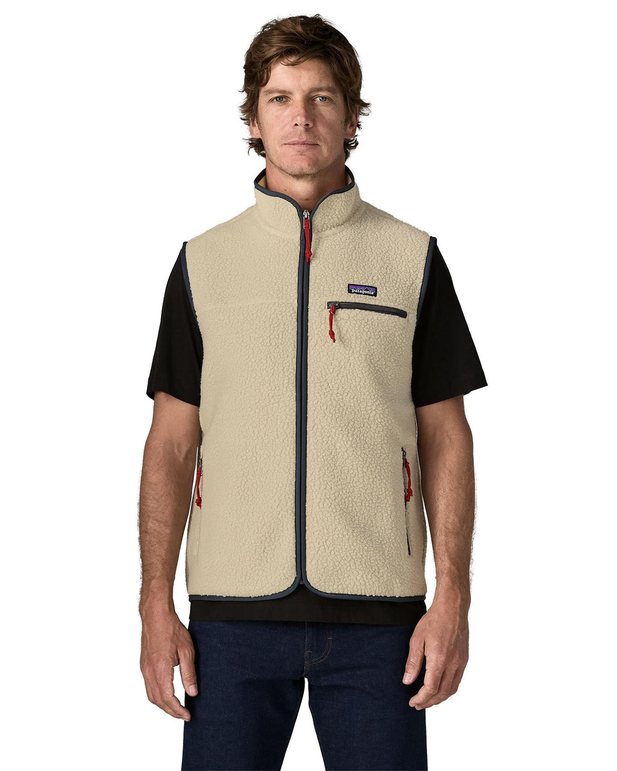 Retro Pile Fleece Vest - Pelican