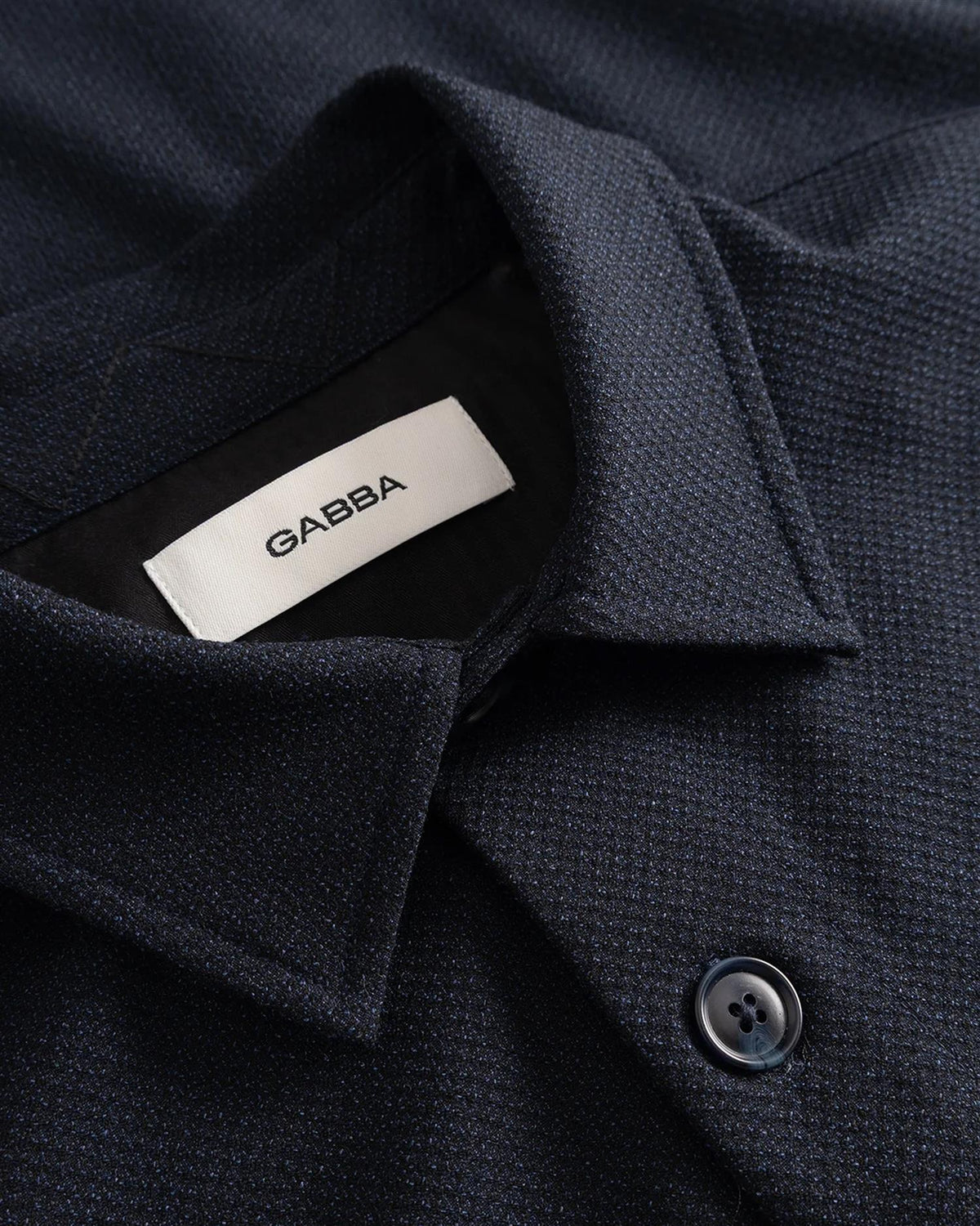 GABjens Over Rubin LS Overshirt – Blue Black