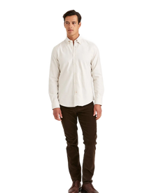 Twill Flannel shirt slim