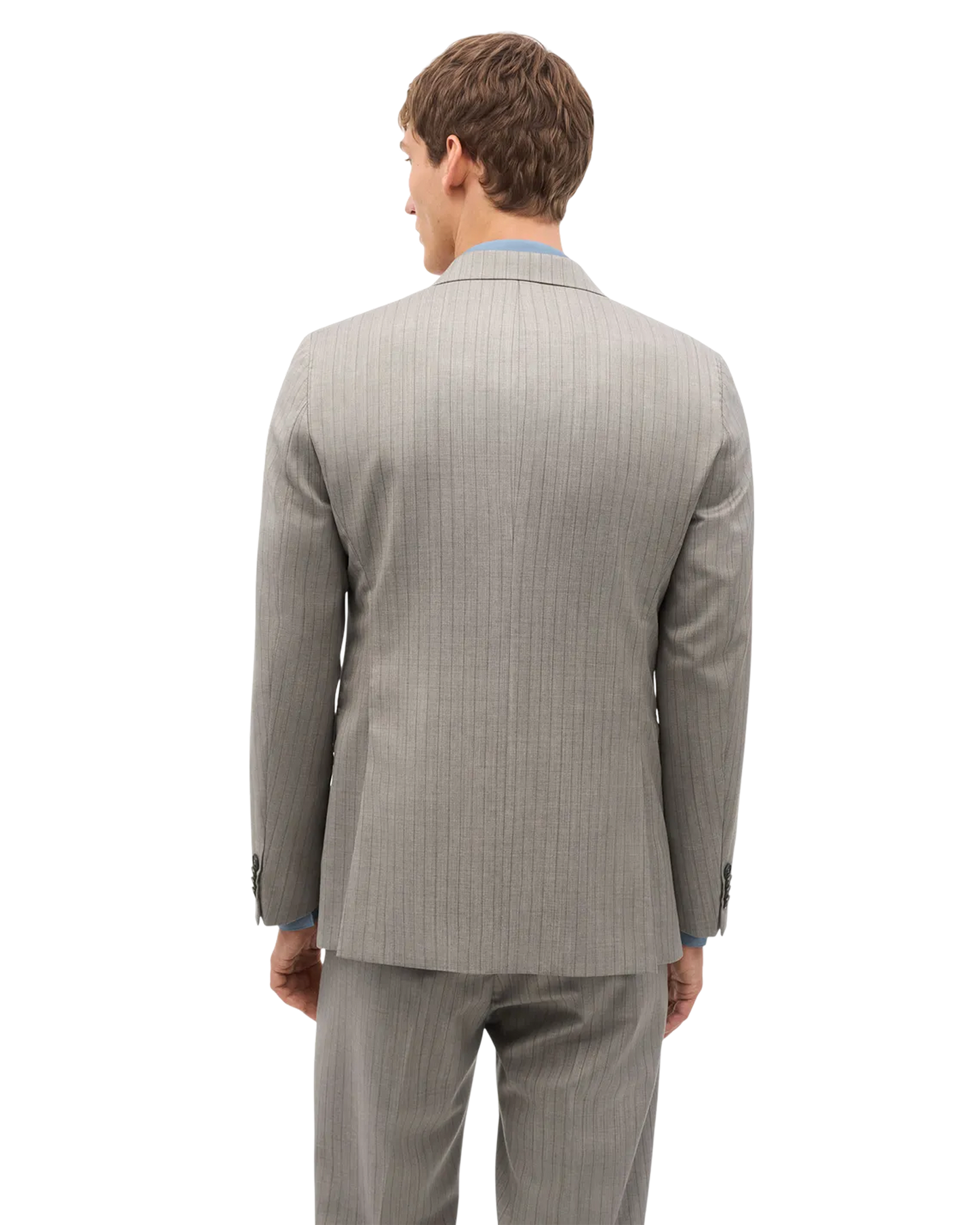 Ease Pinstriped Wool Jacket