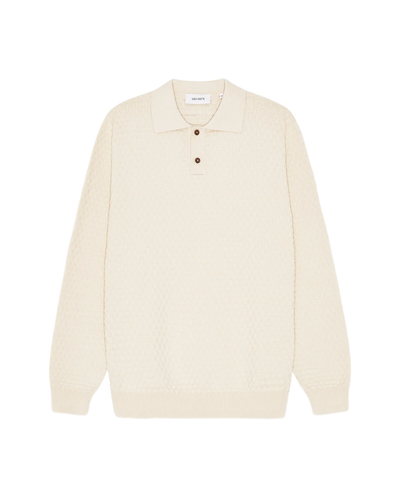 Billy Weave Knitted LS Polo