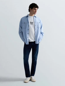 Grover Straight Fit Jeans – Dark Blue
