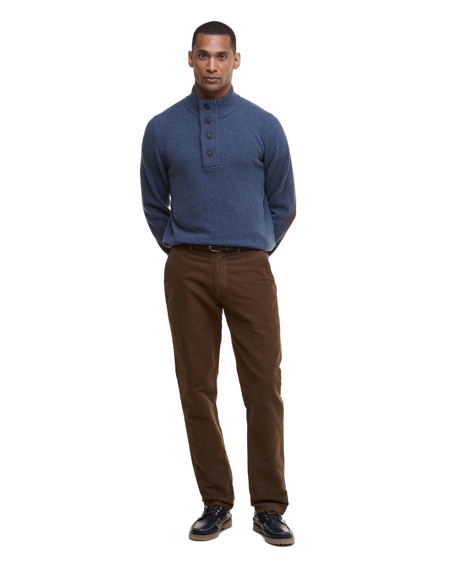 Barbour Essent Patch Half Zip Knitted Jumper
