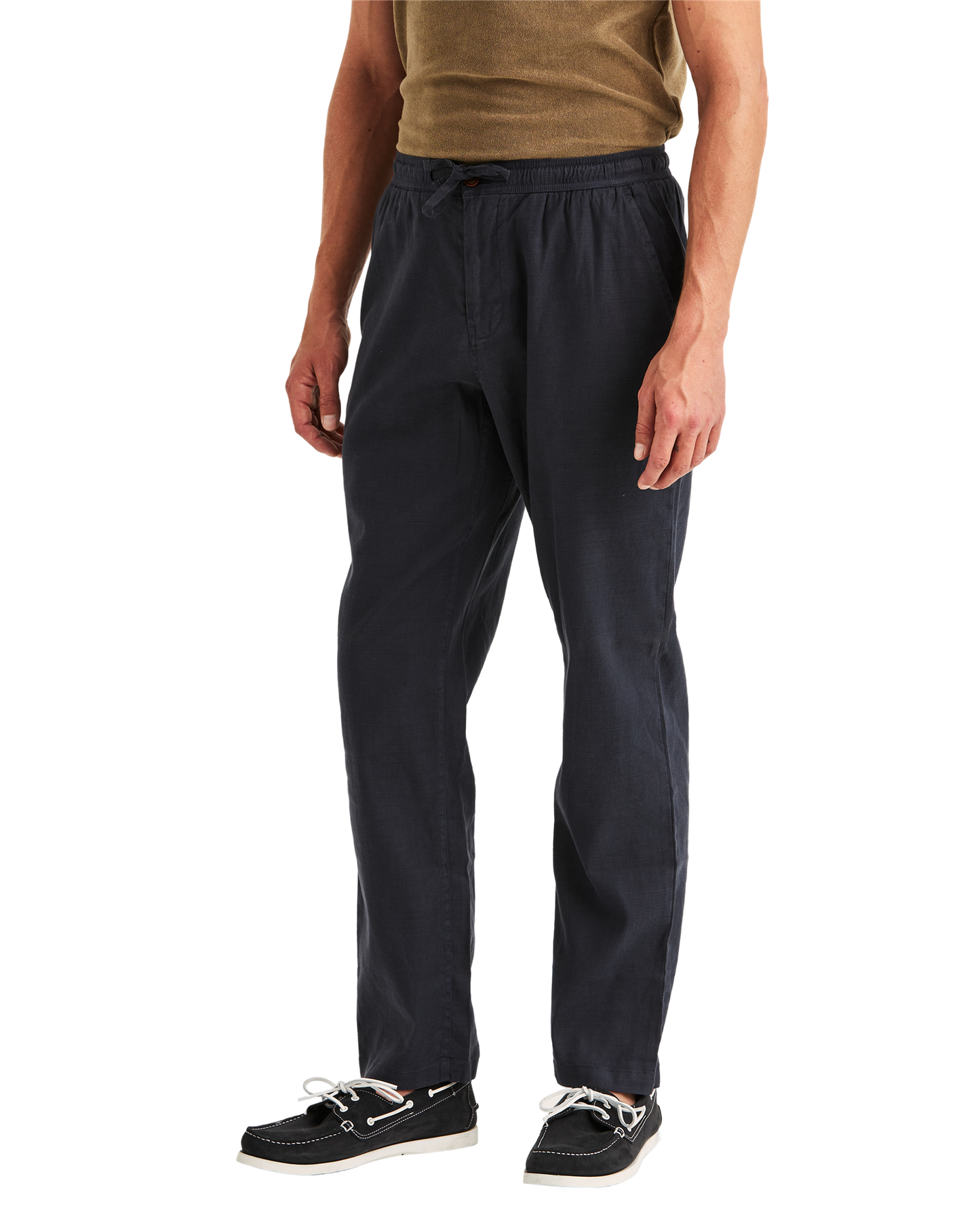 Fenix Linen Trousers - Navy