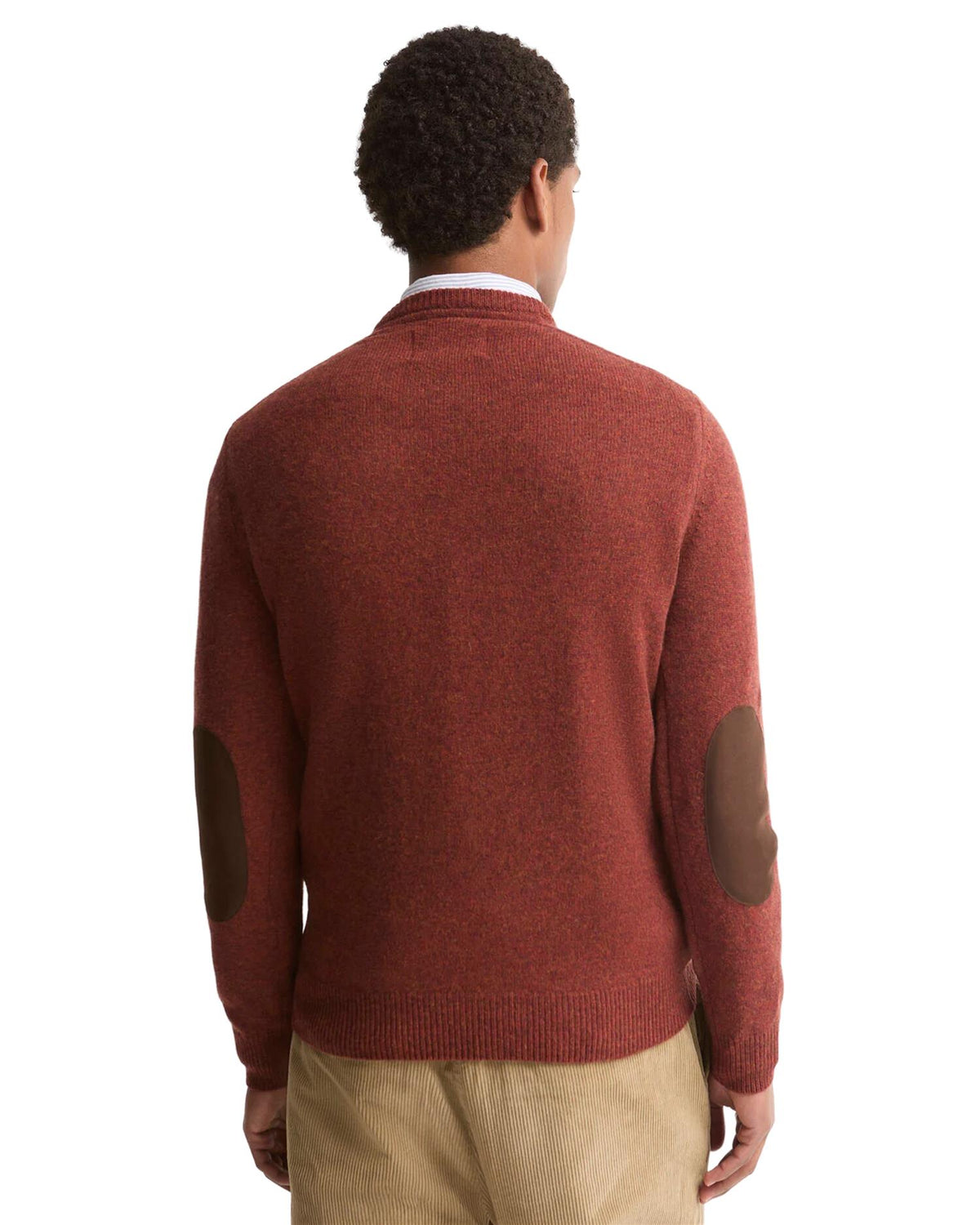 Essential Crew-Neck Jumper – Russet