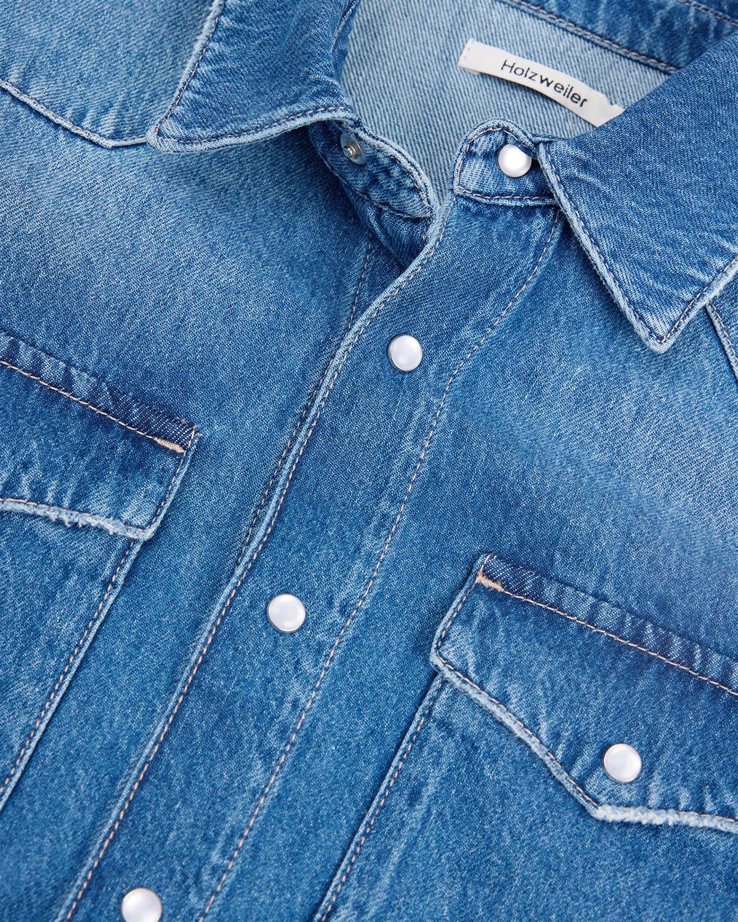 Slim-Fit Denim Shirt