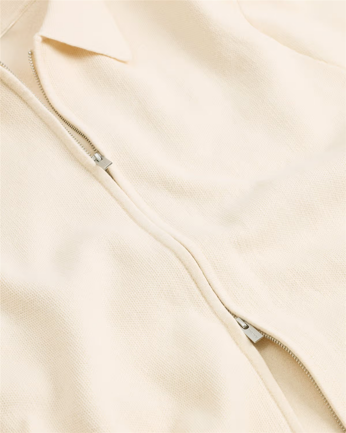 Summer Zip-Up Polo Knit