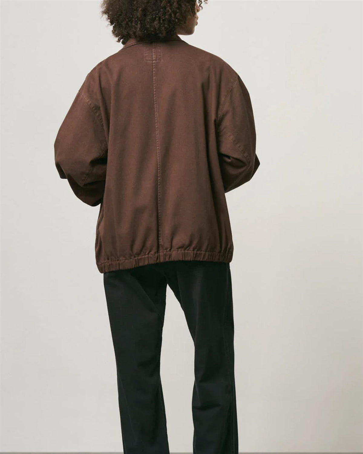 Twill-Around Jacket Brun
