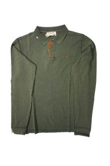 Prepster Polo Long Sleeve - Bottle Green
