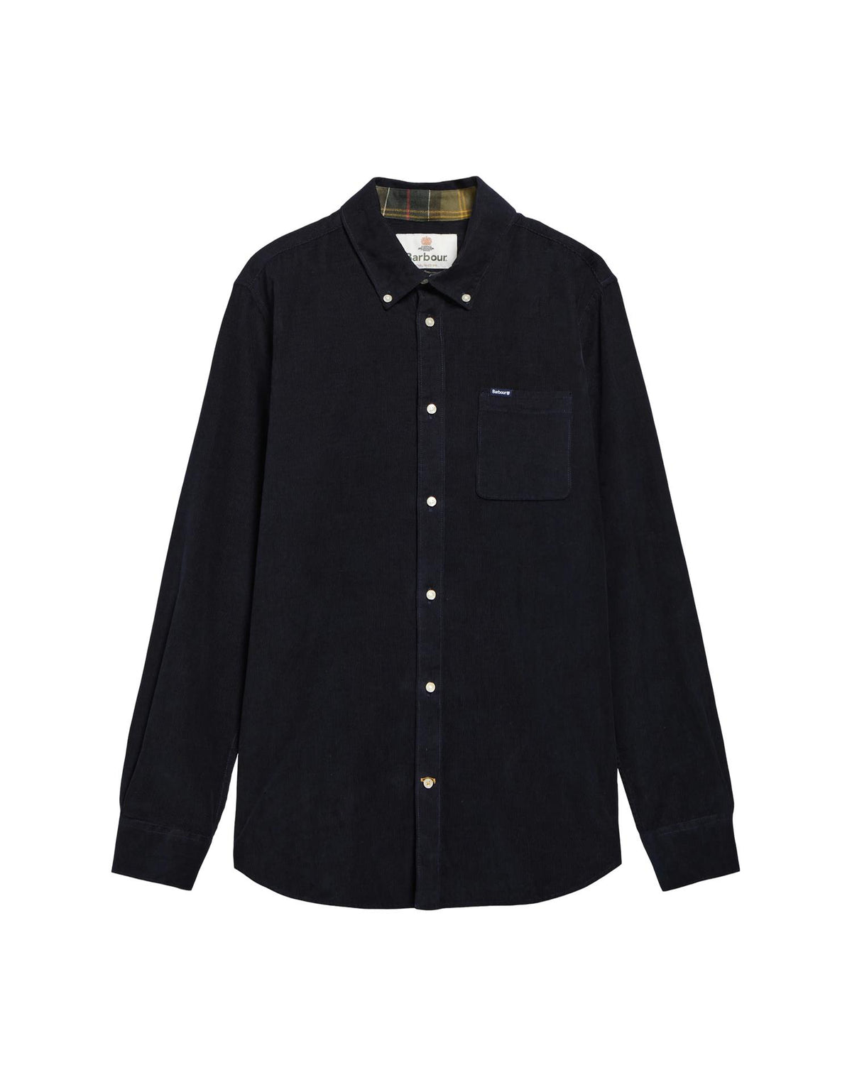 Ramsey Tailored Long-Sleeved Shirt Marineblå