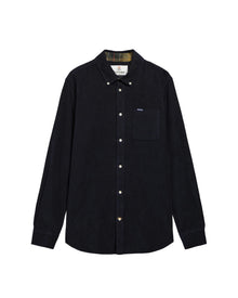 Ramsey Tailored Long-Sleeved Shirt Marineblå