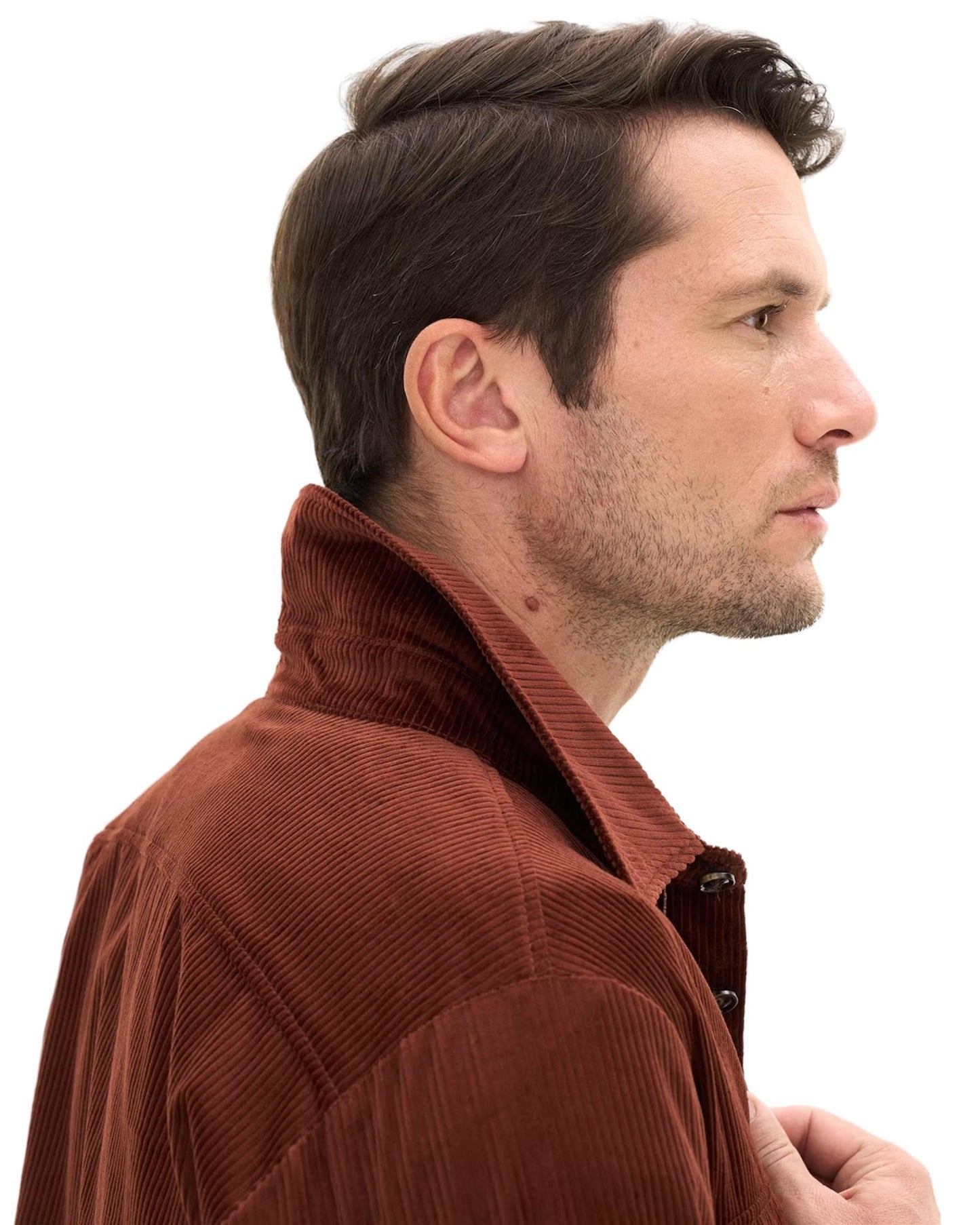 Magnus Shirt Jacket Orange Rust