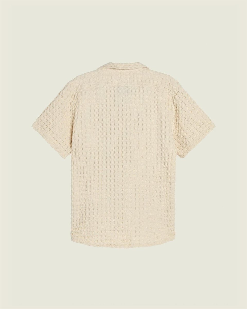 OAS Ecru Cuba Waffle Shirt - Mandy