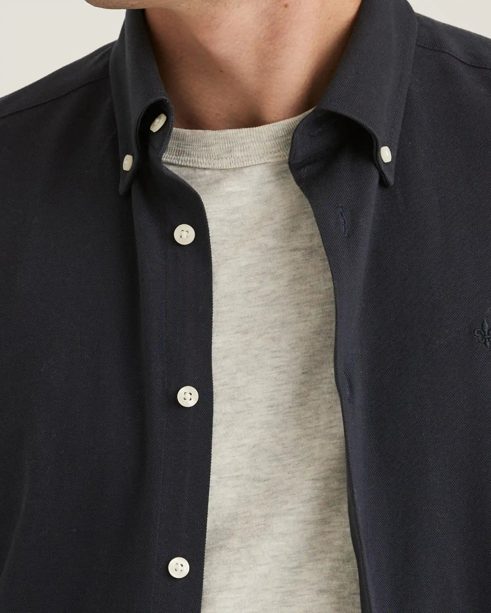 Morris Stockholm Eddie Pique Shirt - Mandy