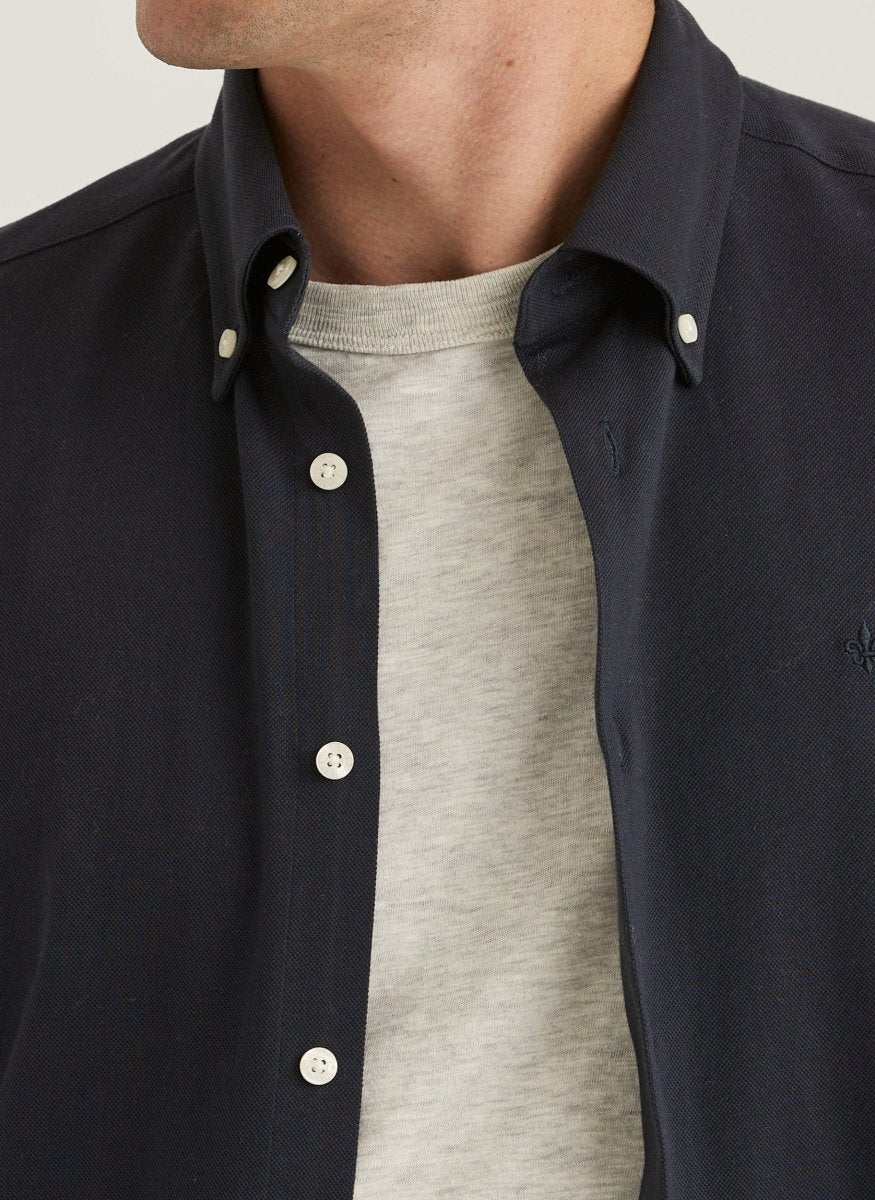 Morris Stockholm Eddie pique shirt - Mandy
