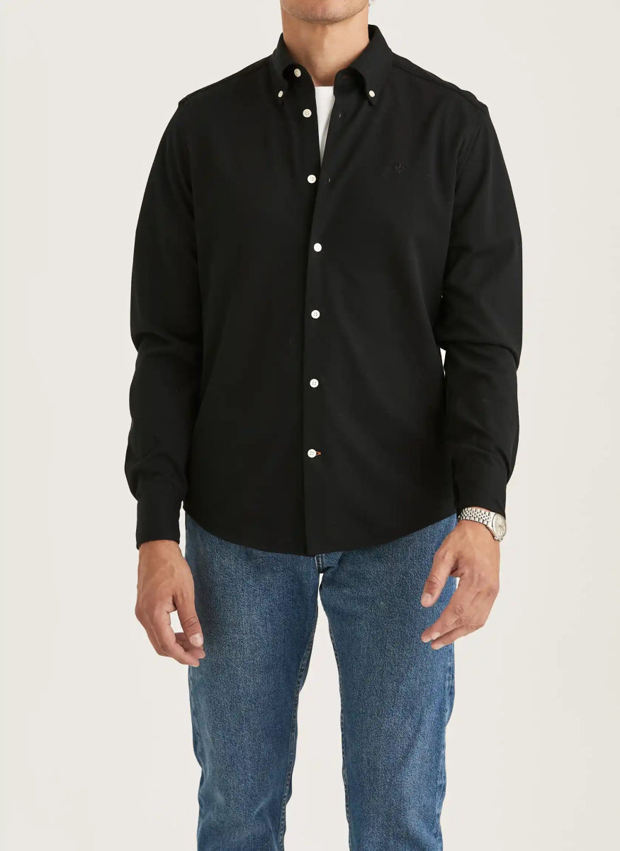 Morris Stockholm Eddie Pique Shirt - Mandy