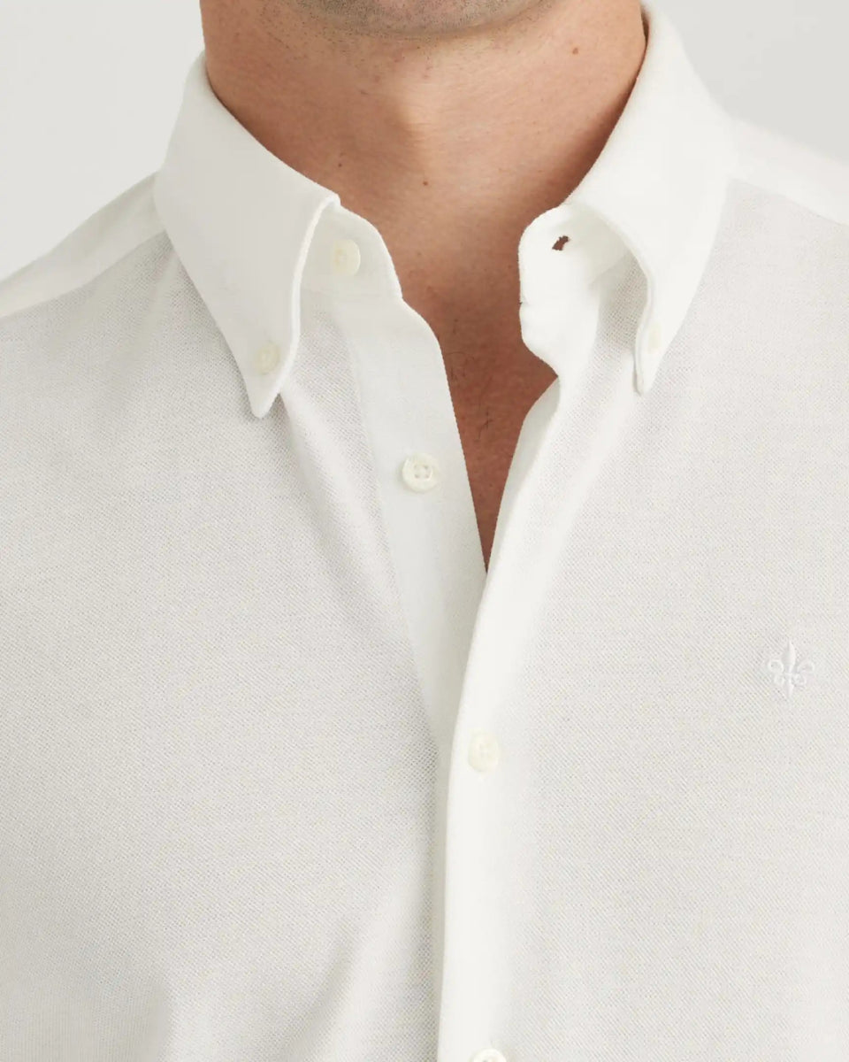 Morris Stockholm Eddie Pique Shirt - Mandy