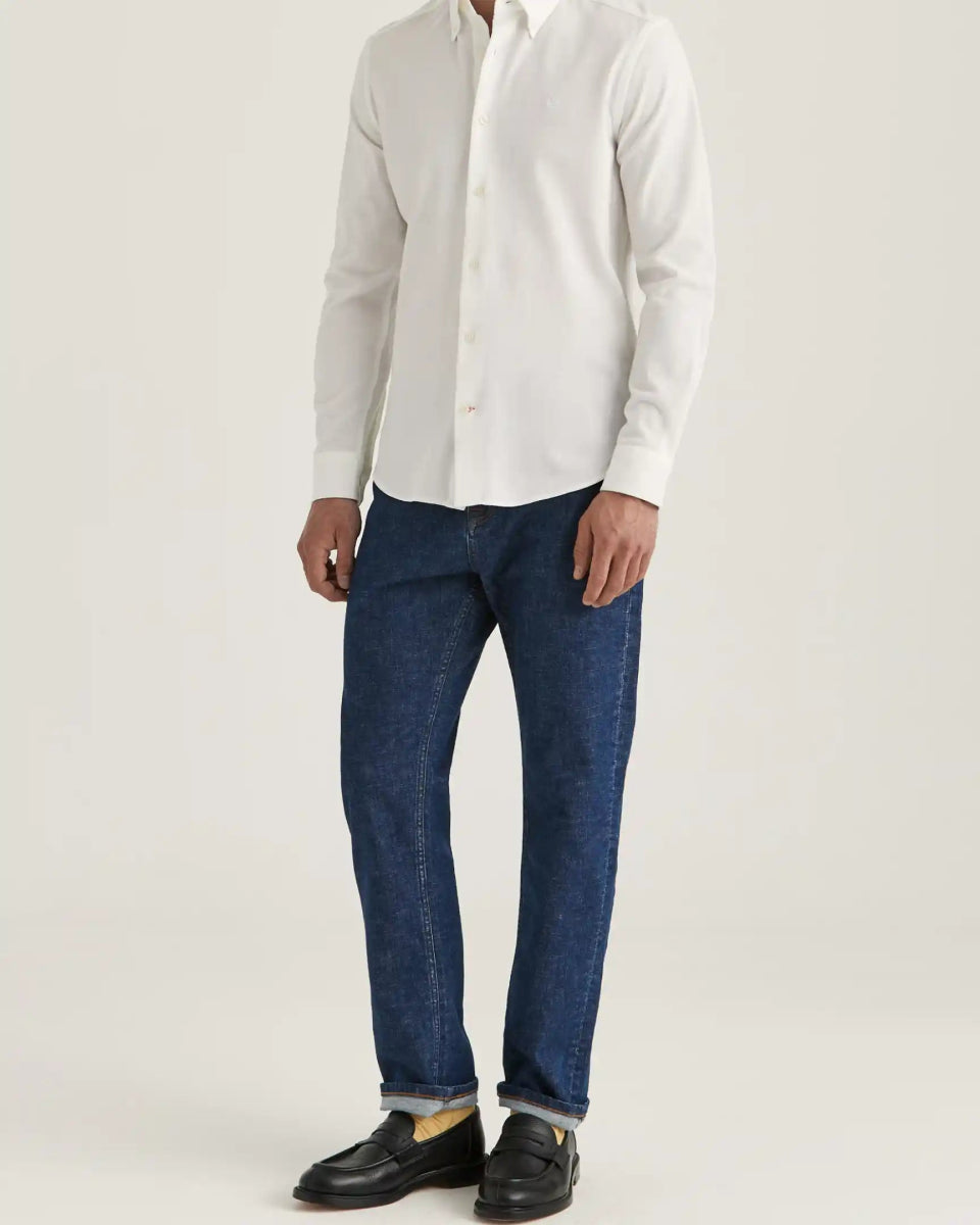 Morris Stockholm Eddie Pique Shirt - Mandy