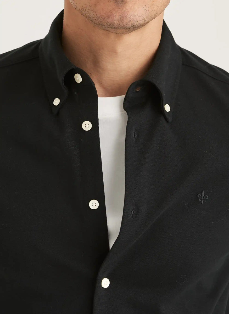Morris Stockholm Eddie Pique Shirt - Mandy