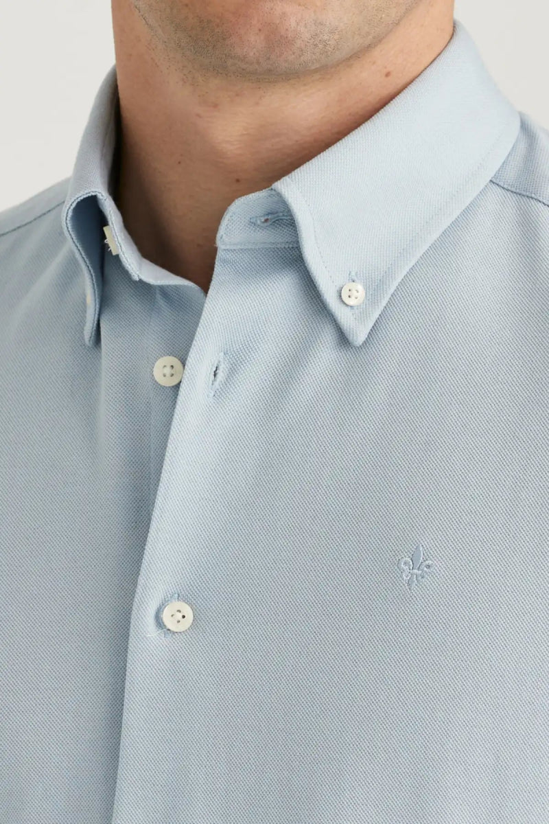 Morris Stockholm Eddie Pique Shirt - Mandy
