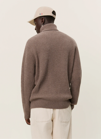 Les Deux Eddie Wool Rib Rollneck - Mandy