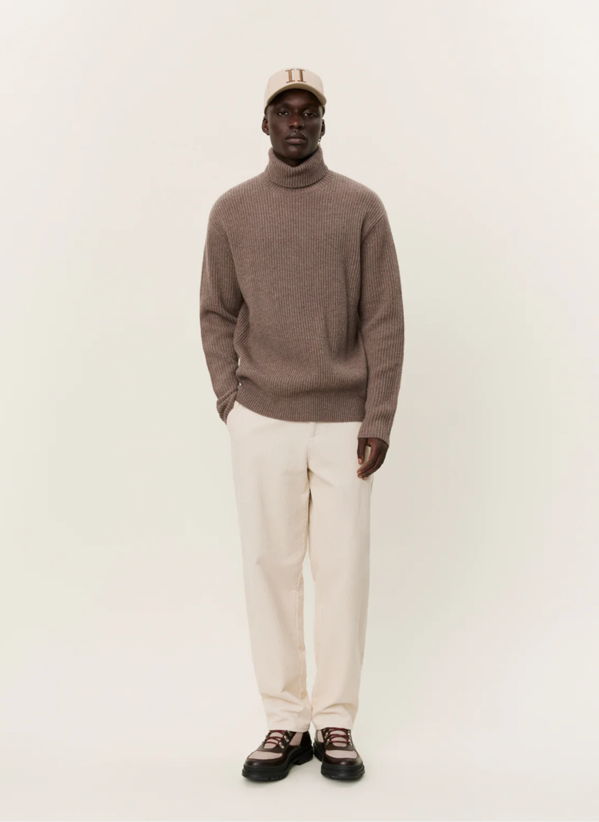 Les Deux Eddie Wool Rib Rollneck - Mandy