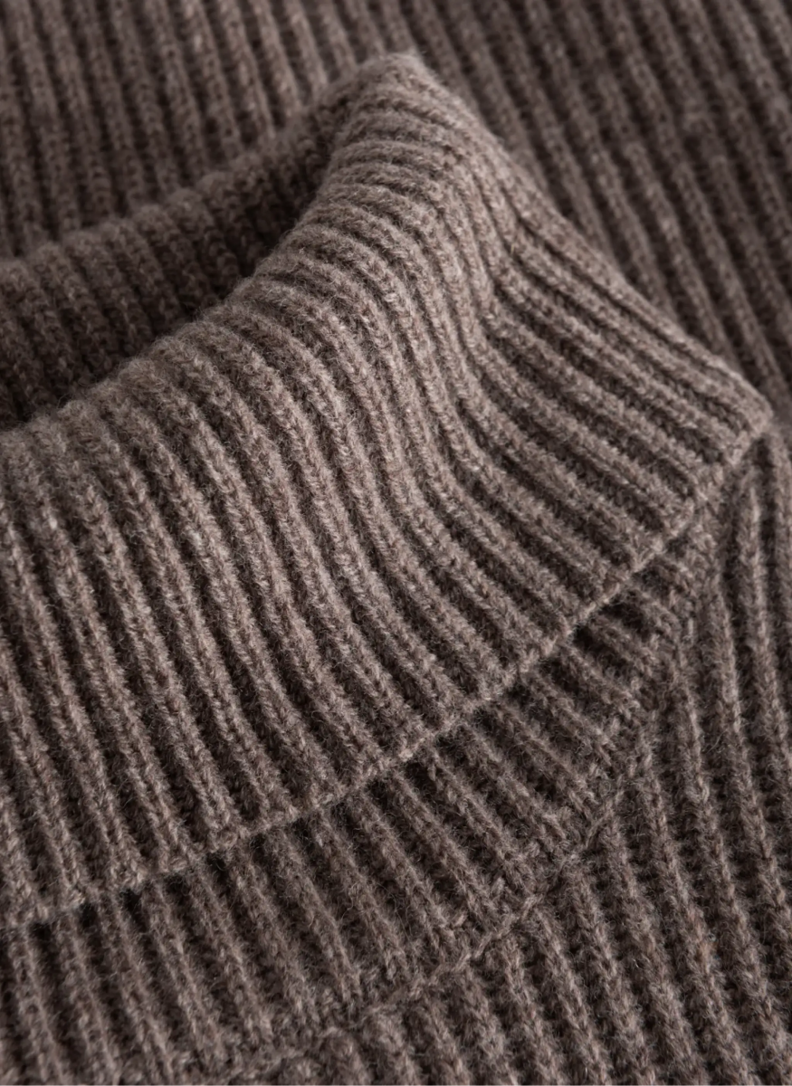 Les Deux Eddie Wool Rib Rollneck - Mandy