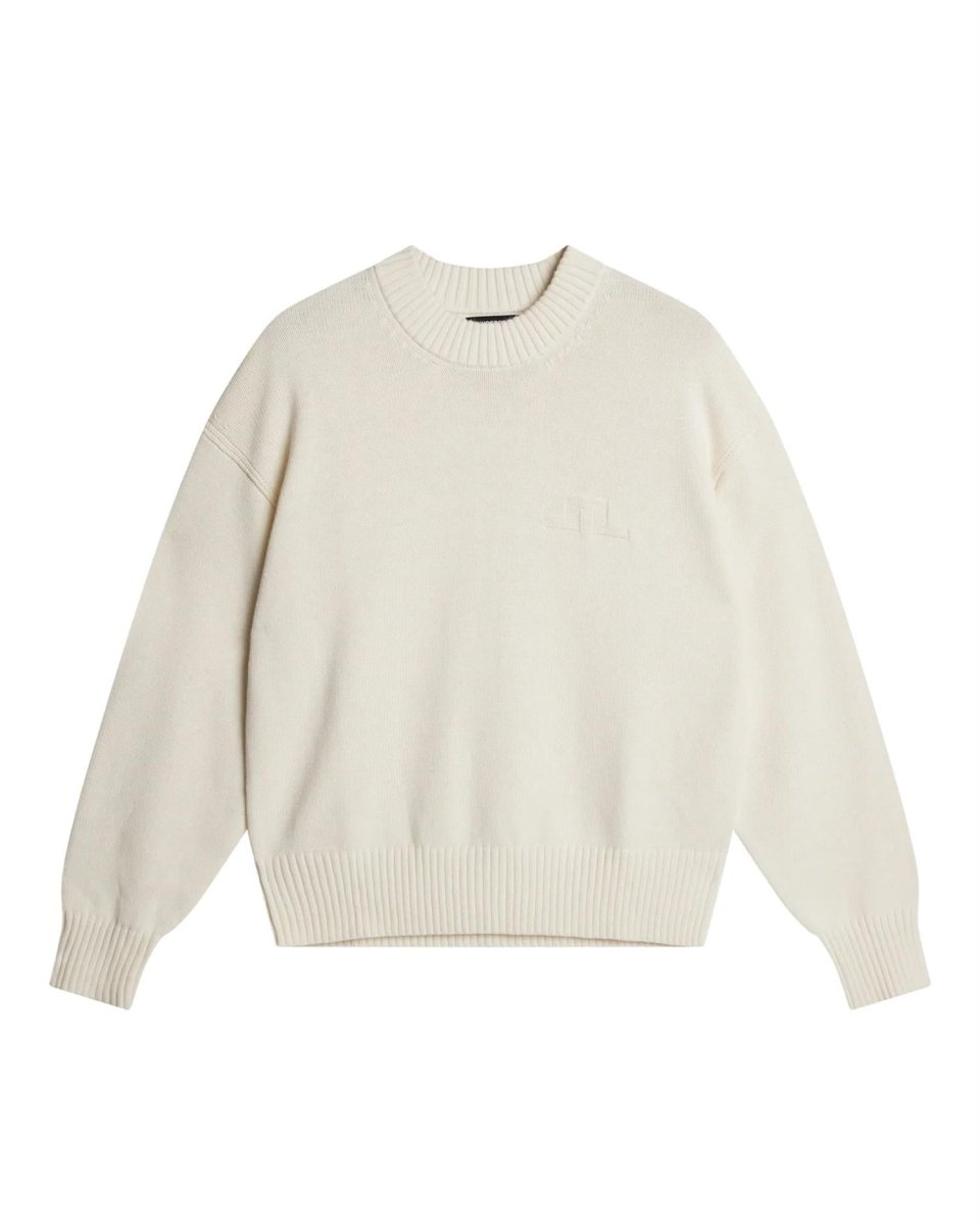 J.Lindeberg Eddy Cotton Wool Crew Neck - Mandy