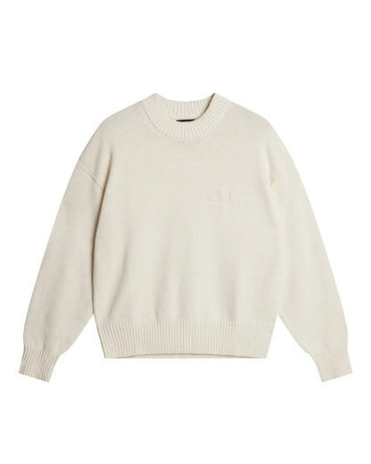 J.Lindeberg Eddy Cotton Wool Crew Neck - Mandy
