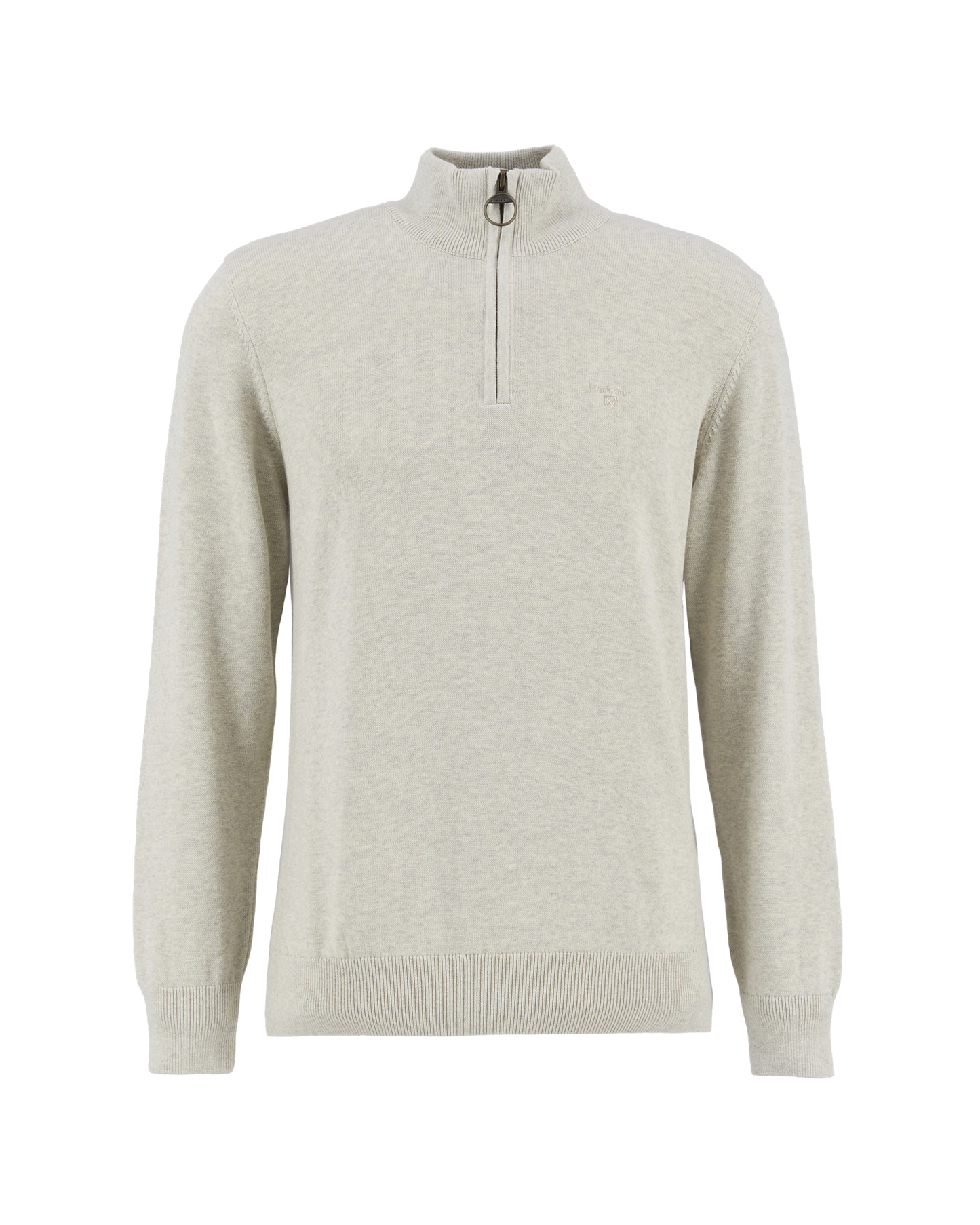 Cotton Quarter-Zip Jumper