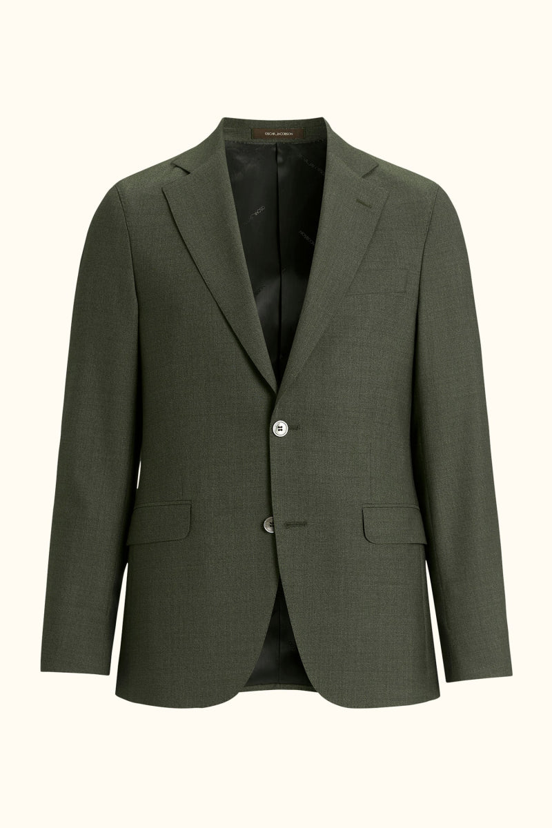 Oscar Jacobson Ego Slim Fit Sharkskin Blazer - Mandy