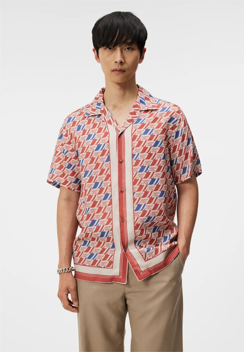 J.Lindeberg Elio Tencel Moto Print - Mandy