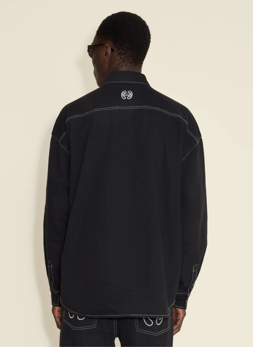 Holzweiler Elja Shirt Black - Mandy