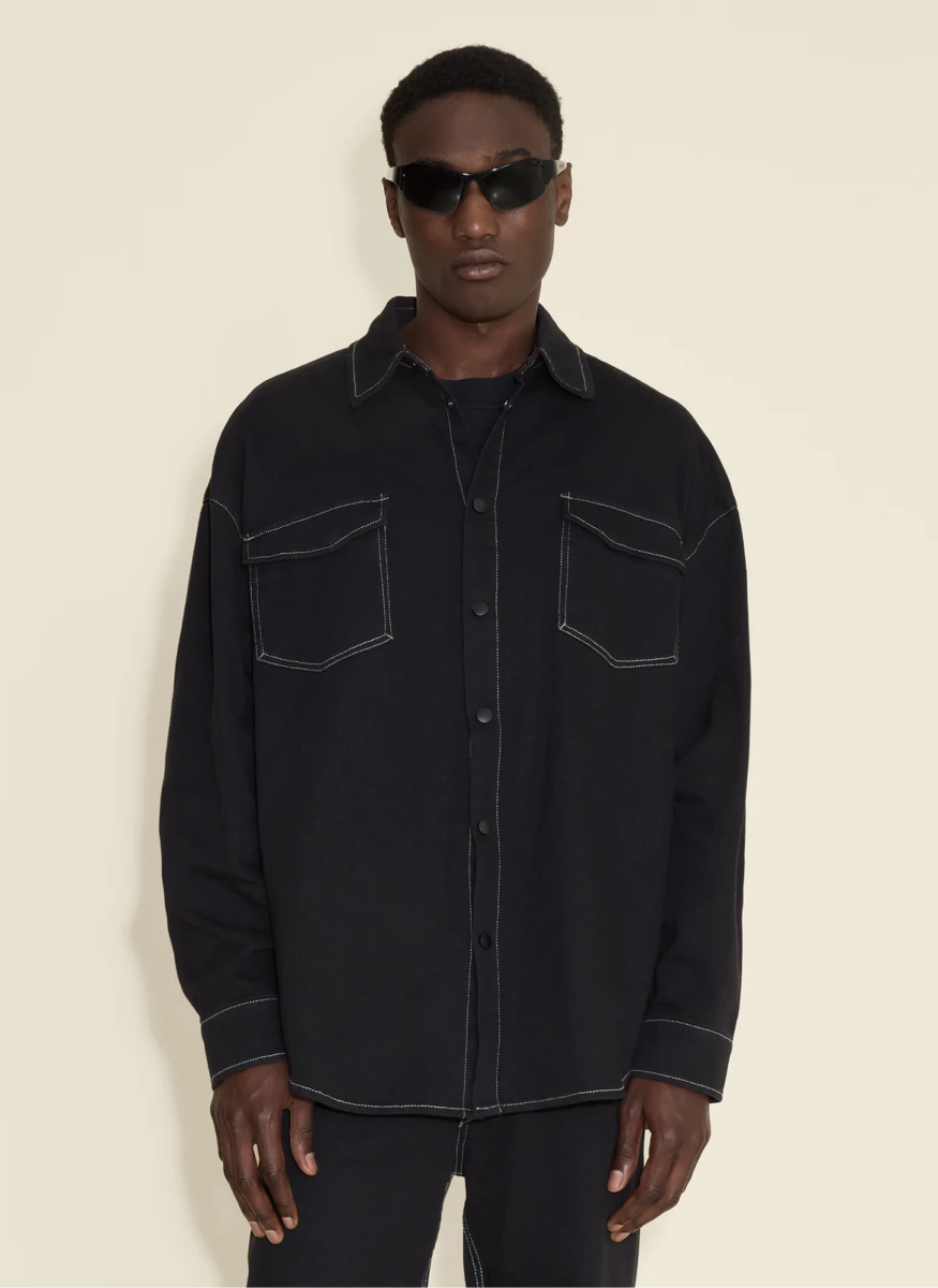 Holzweiler Elja Shirt Black - Mandy