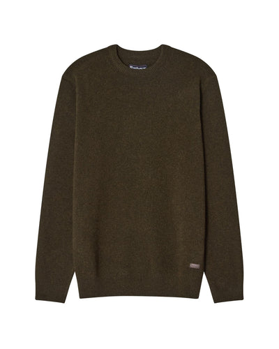 Essential Crew-Neck Jumper – Seaweed