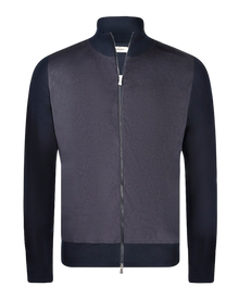 Organic cotton and Alcantara jacket