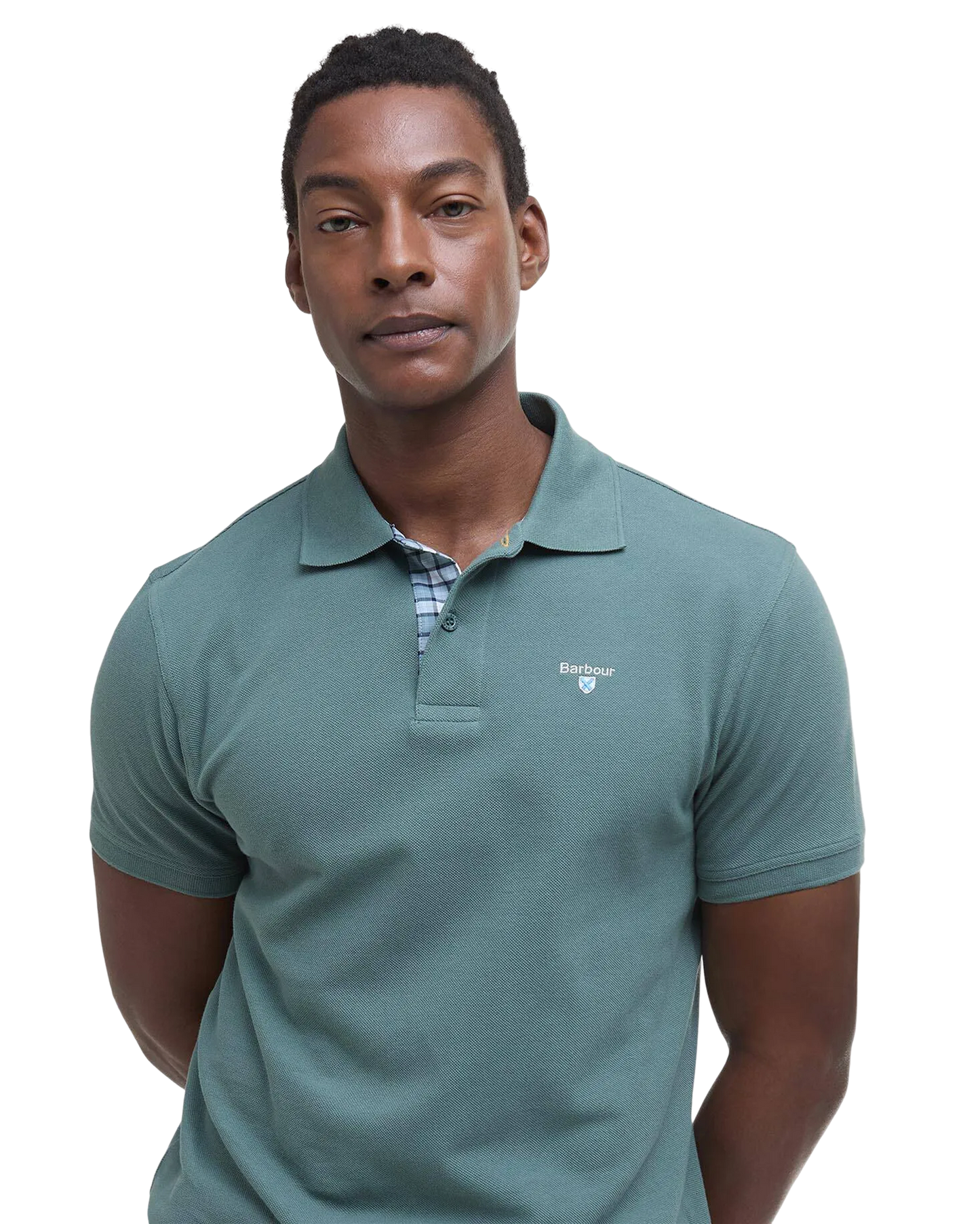 Tartan Pique Polo Shirt