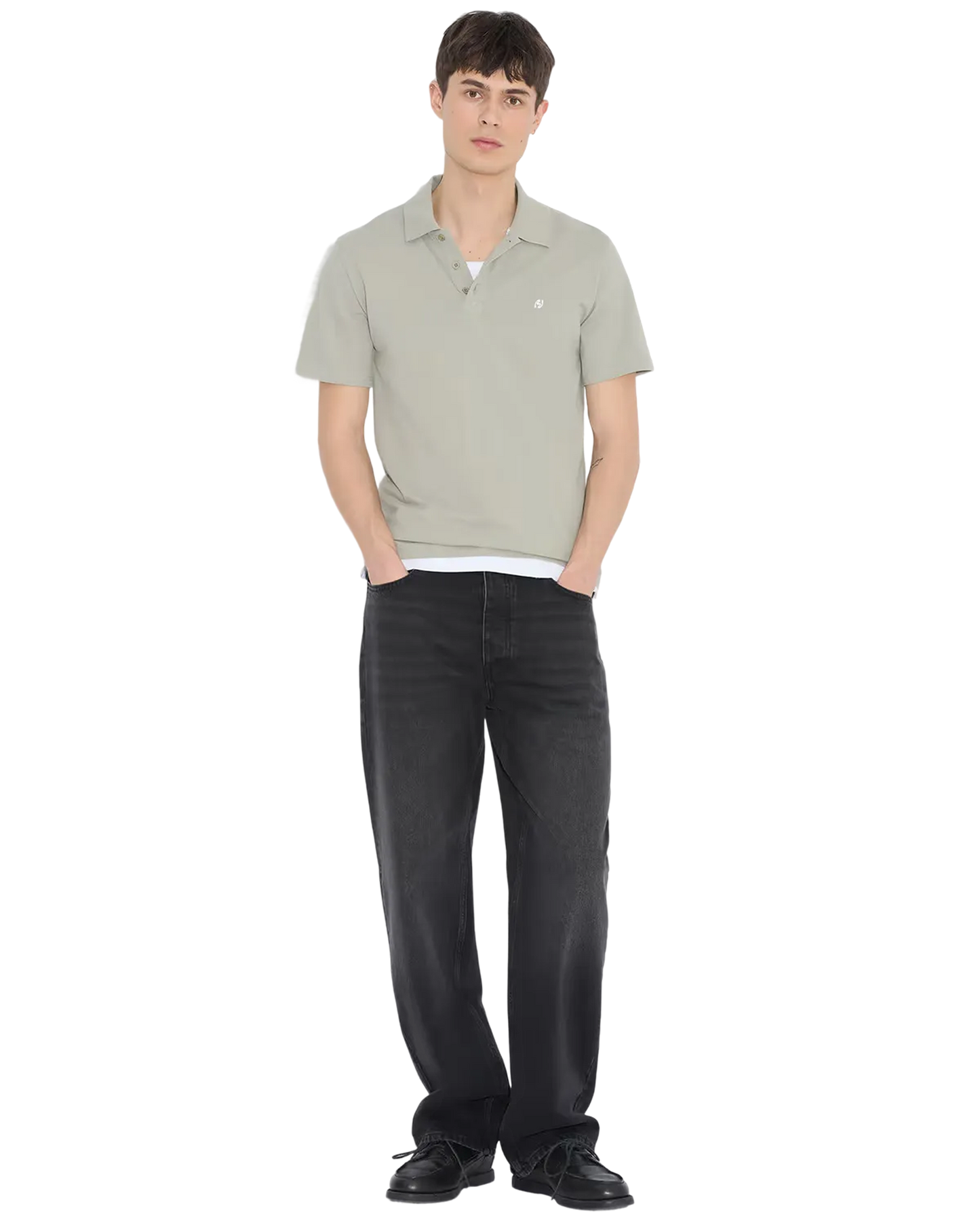 Slim-Fit Pique Polo Shirt