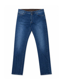 5-lommers Jeans – Medium Blue