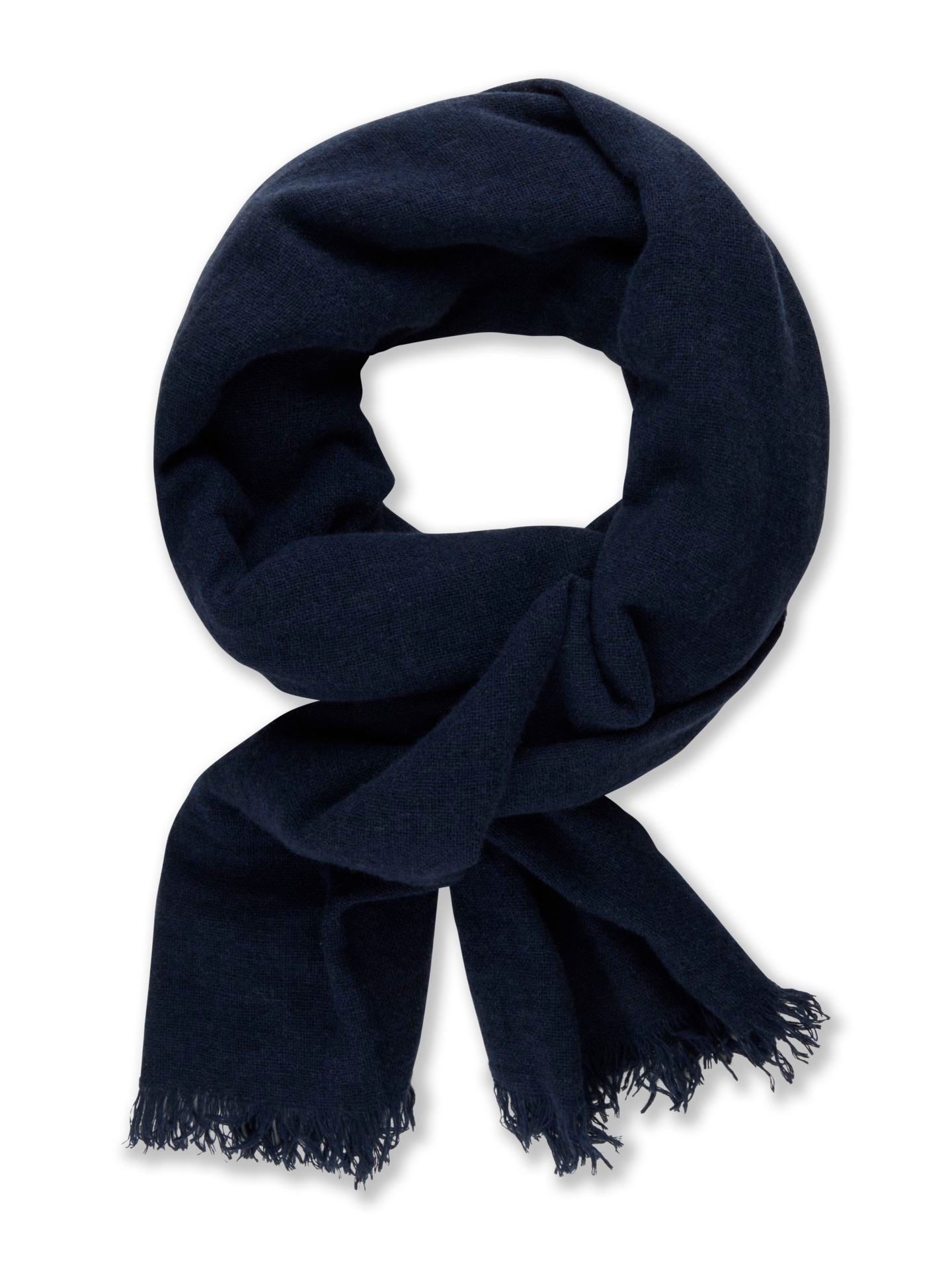 Scarf, 60 X 200 Cm Wool Cashmere Navy