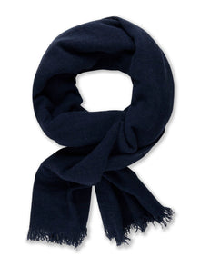 Scarf, 60 X 200 Cm Wool Cashmere Navy