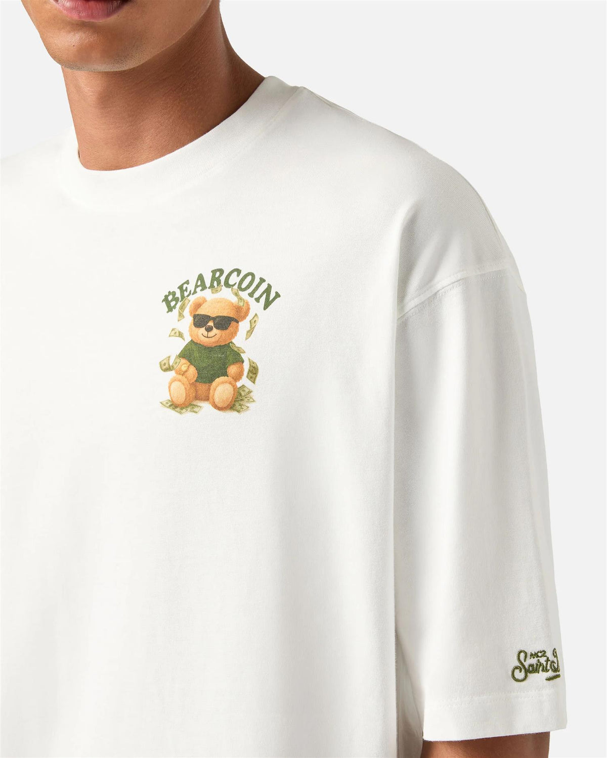 Delmar Oversize Bearcoin T-Shirt – White