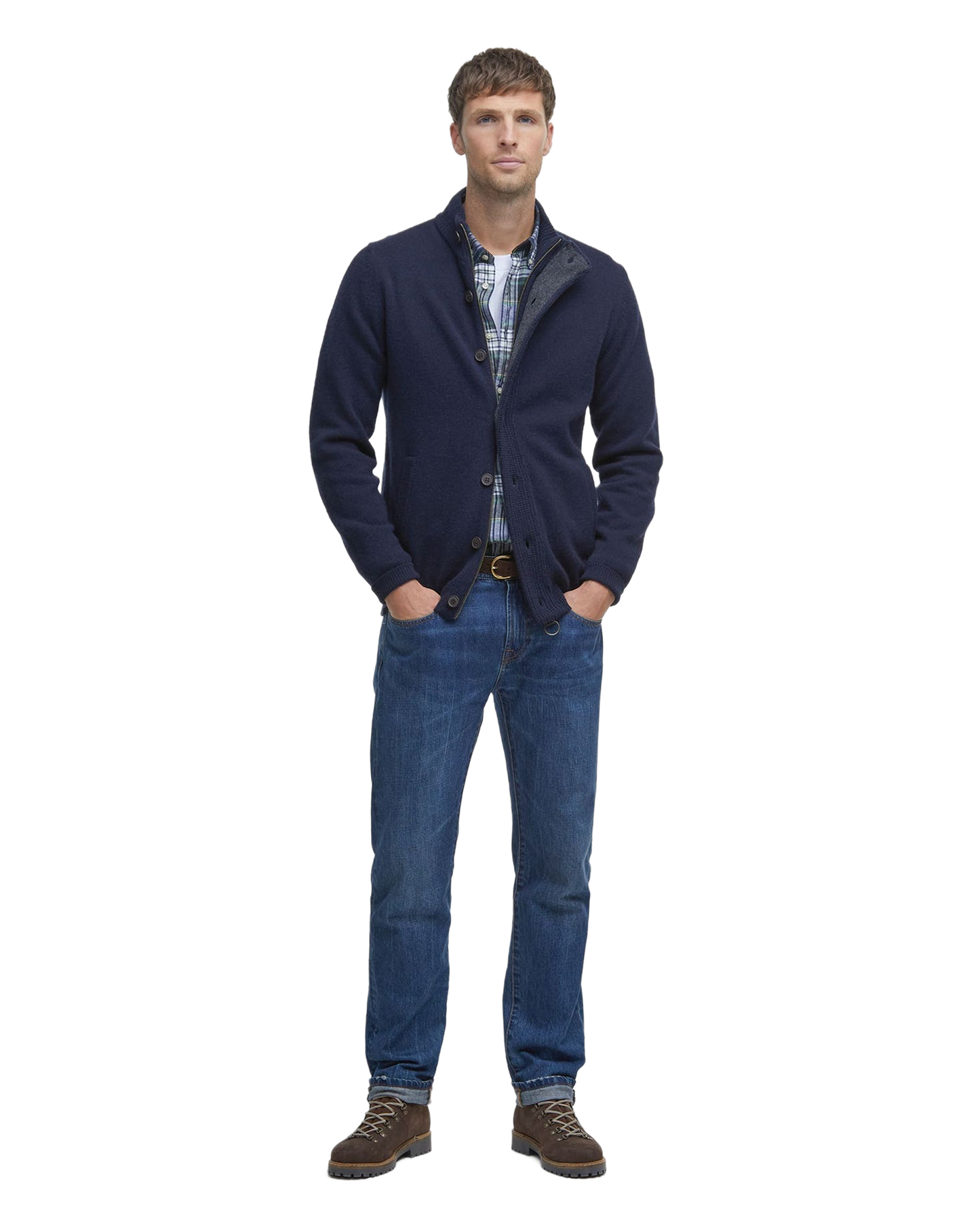 Essent Patch Zip Through Knitted Jumper