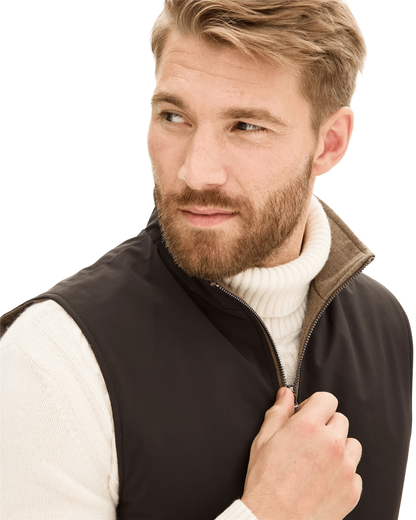 Vendbar Vattert Flanell Vest